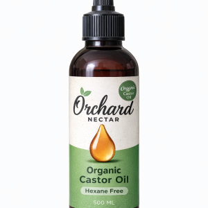 Extra Virgin Organic Castor Oil – Cold Pressed, Hexane-Free, 100% Pure & Natural