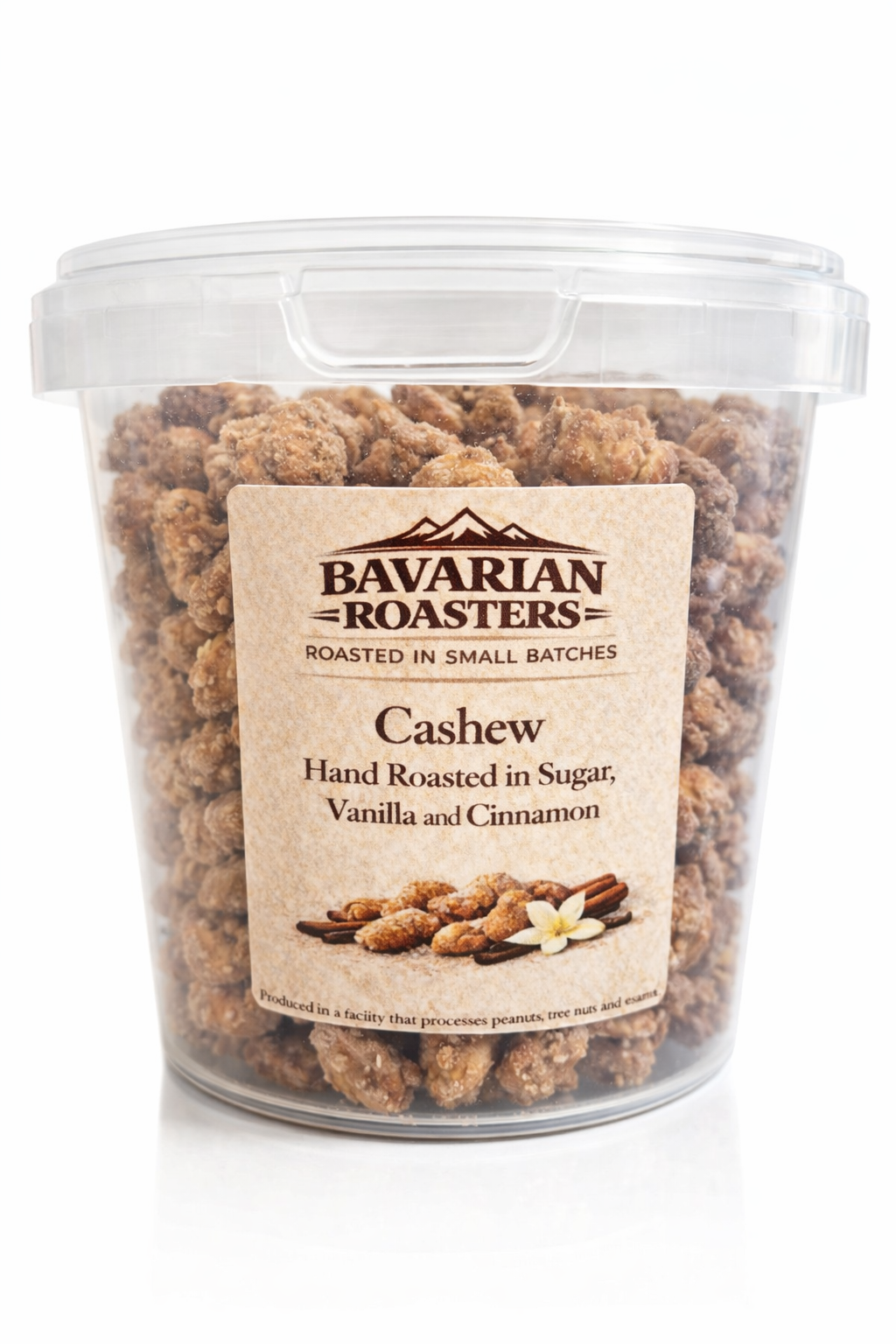 Bavarian Roasters Cashews in Vanilla and Cinnamon